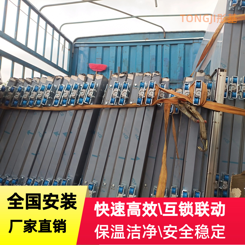 電動(dòng)雙開玻璃門圖片